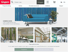 Tablet Screenshot of gispen.com